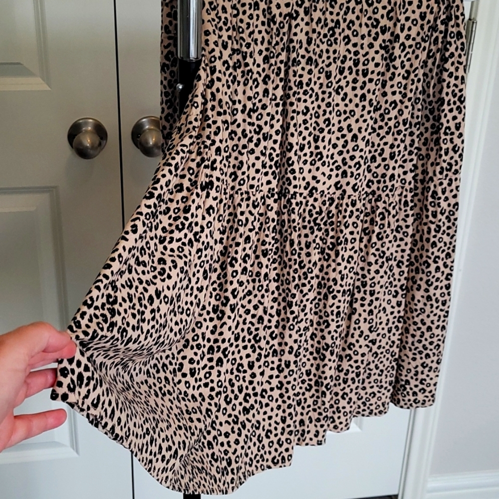 Leopard Maxi Skirt